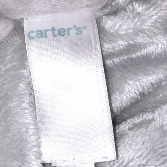 2020 Carter's Plush Elephant Closed Eyes Gray Lovey Security Blanket 14" - Picture 6 of 7